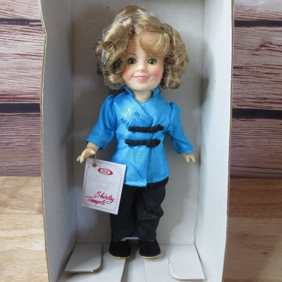 Ideal Shirley Temple Doll w/ Blue &amp; Black Oriental Style Clothes Original Bo - Picture 3 of 8
